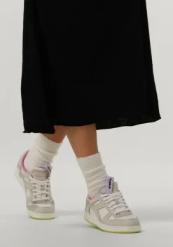 witte diadora lage sneakers magic basket low label woman