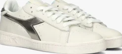 witte diadora lage sneakers game l low waxed metal wn