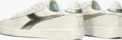 witte diadora lage sneakers game l low waxed metal wn