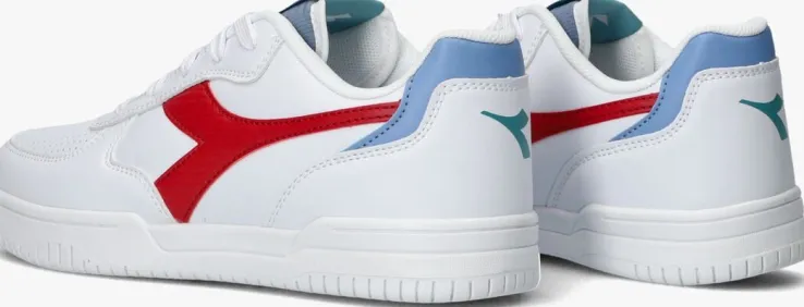witte diadora lage sneakers raptor low stripe gs
