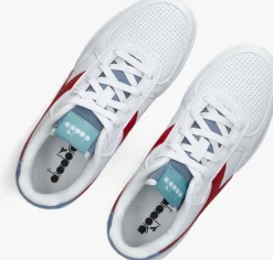 witte diadora lage sneakers raptor low stripe gs