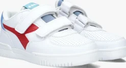 witte diadora lage sneakers raptor low stripe ps