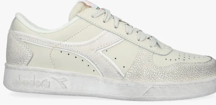 witte diadora lage sneakers magic basket low icona woman