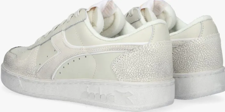 witte diadora lage sneakers magic basket low icona woman
