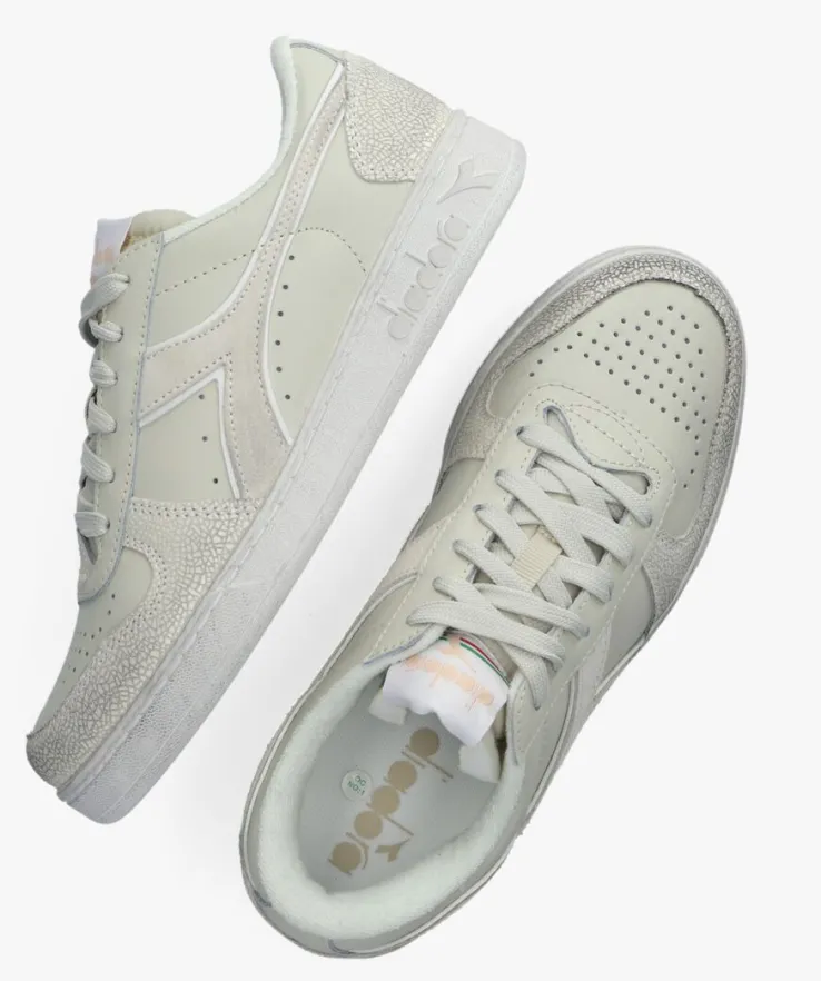 witte diadora lage sneakers magic basket low icona woman