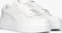 witte diadora lage sneakers magic bold dames
