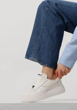 witte diadora lage sneakers magic bold dames