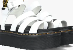 witte dr martens sandalen blaire quad