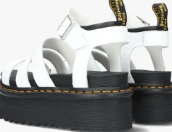 witte dr martens sandalen blaire quad