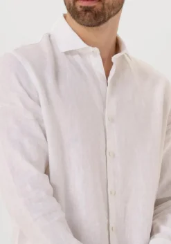 witte dstrezzed casual overhemd jagger shirt