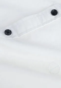 witte dstrezzed casual overhemd button down shirt babycord