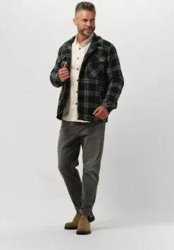 witte dstrezzed casual overhemd button down shirt babycord