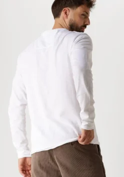 witte dstrezzed trui newman crew