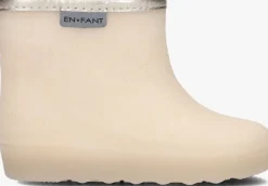 witte enfant regenlaarzen rain boot short glitter