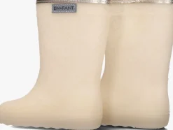 witte enfant regenlaarzen rain boot glitter