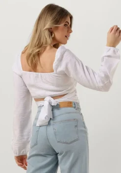 witte envii blouses ennut ls tie top