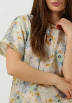 witte envii mini jurk enwombat ss dress aop 7063