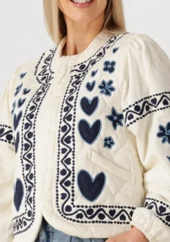 witte fabienne chapot jack simon padded jacket