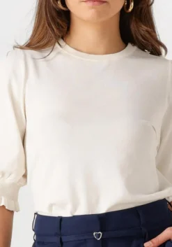 witte fabienne chapot trui molly short sleeve pullover