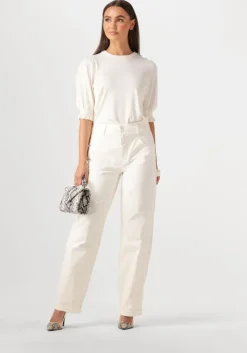 witte fabienne chapot trui molly short sleeve pullover