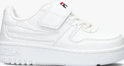 witte fila lage sneakers fxventuno velcro kids
