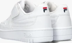 witte fila lage sneakers fxventuno velcro kids