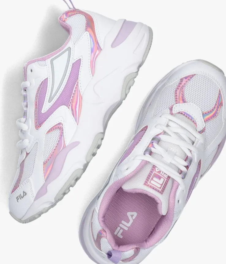 witte fila lage sneakers ray tracer