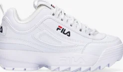 witte fila lage sneakers disruptor kids