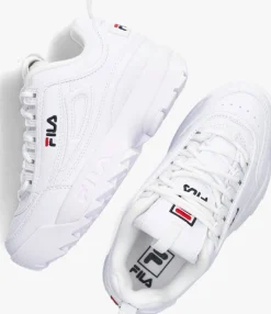 witte fila lage sneakers disruptor kids