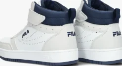 witte fila lage sneakers rega mid kids