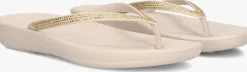 witte fitflop teenslippers iqushion sparkle