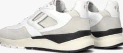 witte floris van bommel hoge sneakers sfm-10154 de treener
