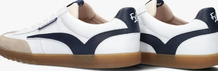 witte floris van bommel lage sneakers sfm-10224 de zaler