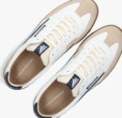 witte floris van bommel lage sneakers sfm-10224 de zaler