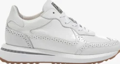 witte floris van bommel lage sneakers sfw-10109