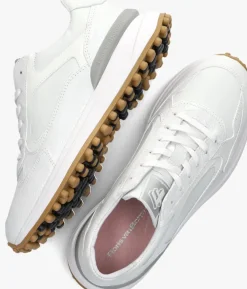 witte floris van bommel lage sneakers sfw-10099