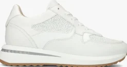 witte floris van bommel lage sneakers sfw-10082