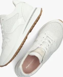 witte floris van bommel lage sneakers sfw-10082