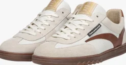 witte floris van bommel lage sneakers sfm-10253 de zaler