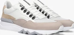 witte floris van bommel lage sneakers sfm-10135 de zager