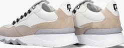 witte floris van bommel lage sneakers sfm-10135 de zager