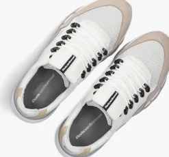 witte floris van bommel lage sneakers sfm-10135 de zager