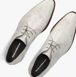 witte floris van bommel nette schoenen sfm-30336 de stapper