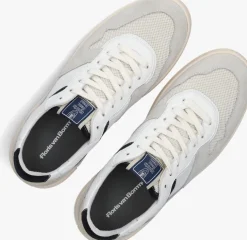 witte floris van bommel sneakers sfm-10166 de okker
