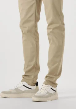 witte floris van bommel sneakers sfm-10166 de okker