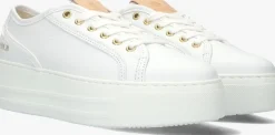 witte fred de la bretoniere lage sneakers vajen bina