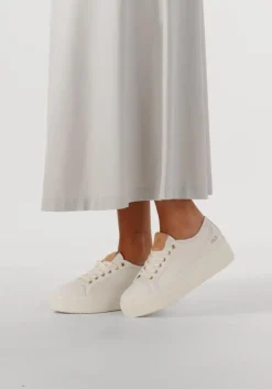 witte fred de la bretoniere lage sneakers vajen bina