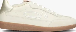 witte fred de la bretoniere lage sneakers pearl sign