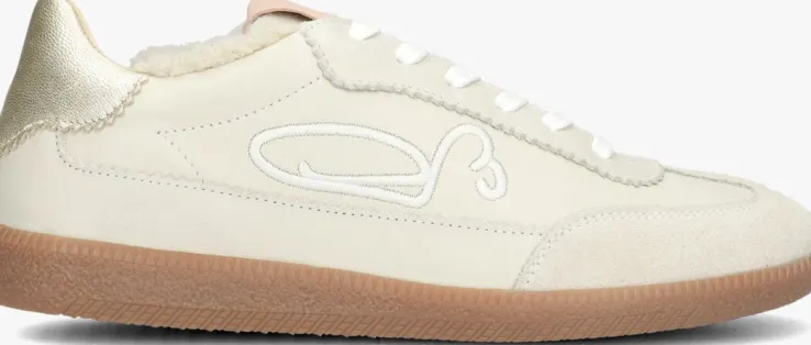 witte fred de la bretoniere lage sneakers pearl sign