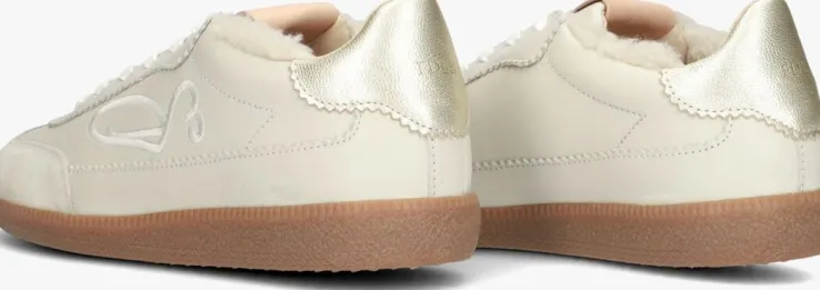 witte fred de la bretoniere lage sneakers pearl sign